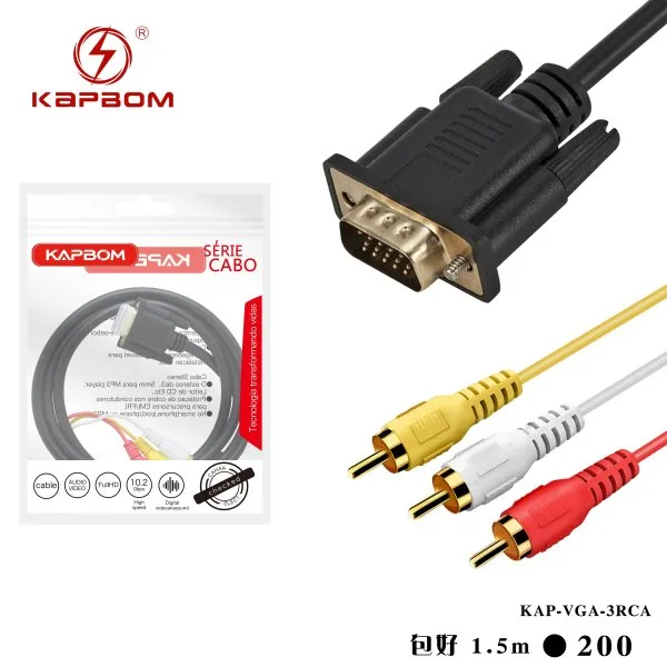 KAP-VGA-3RCA